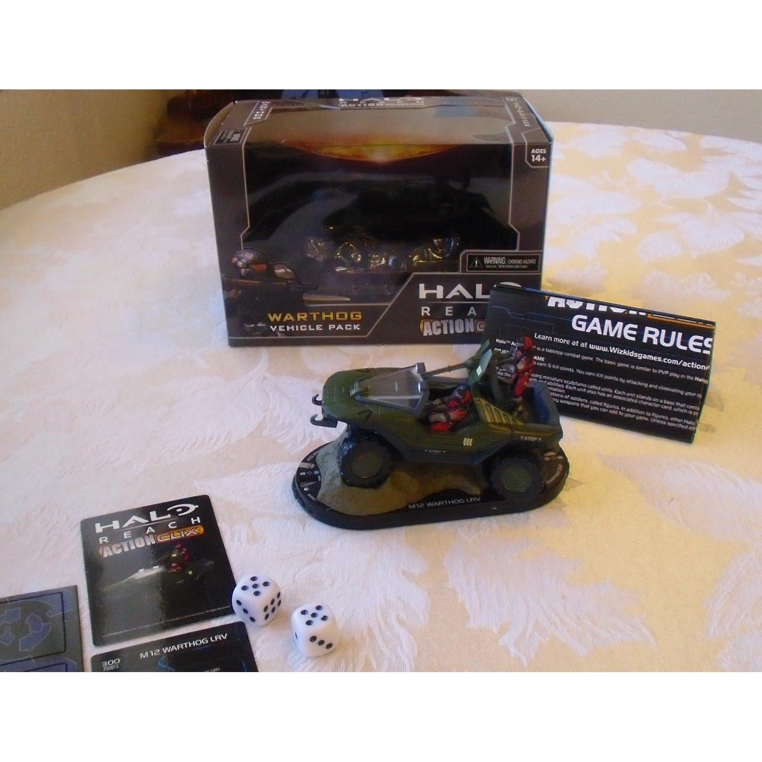Vehículo Warthog NECA Halo Reach Action Clix 13.97 cm