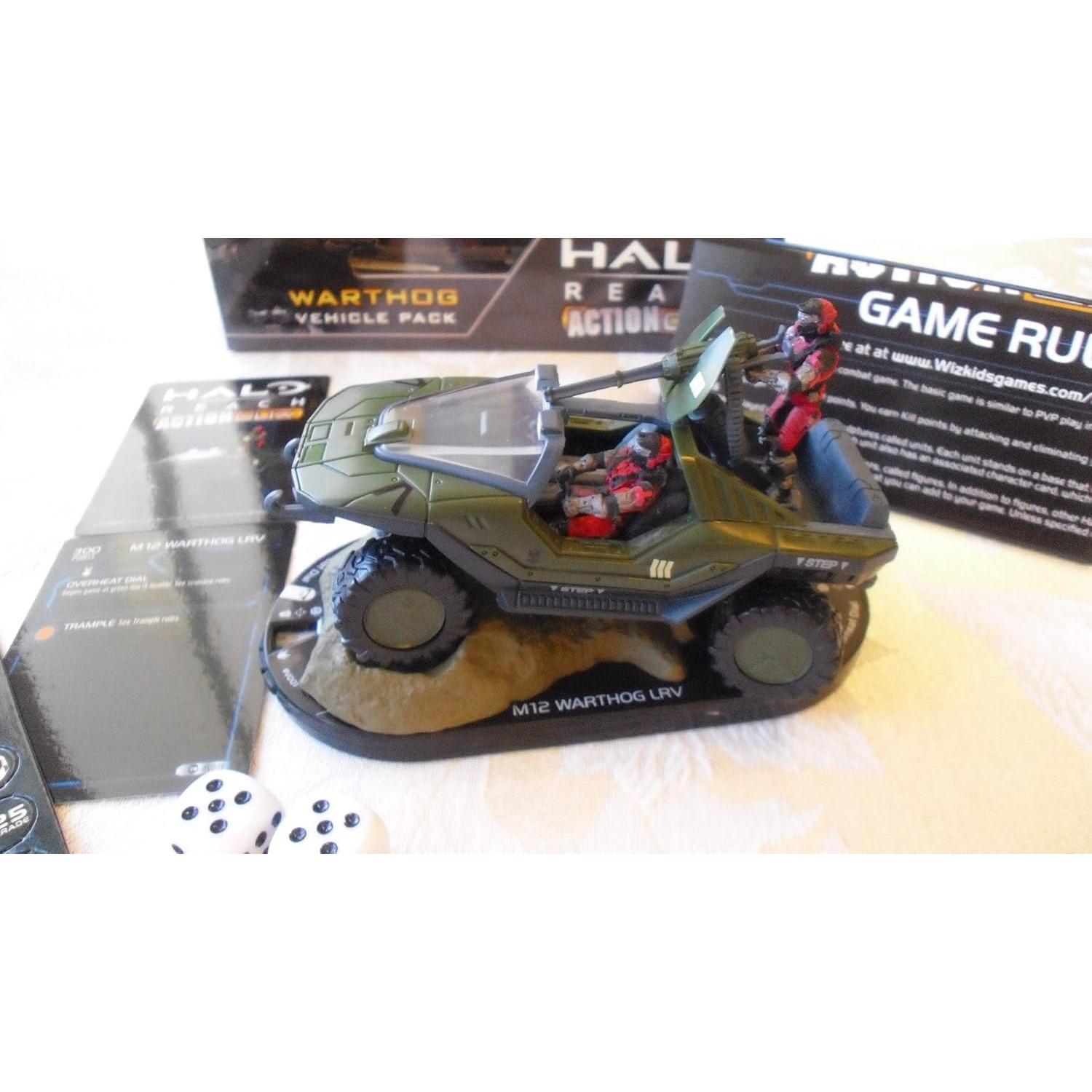 Vehículo Warthog NECA Halo Reach Action Clix 13.97 cm