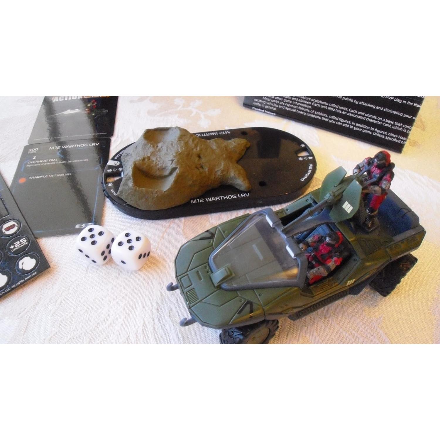 Vehículo Warthog NECA Halo Reach Action Clix 13.97 cm