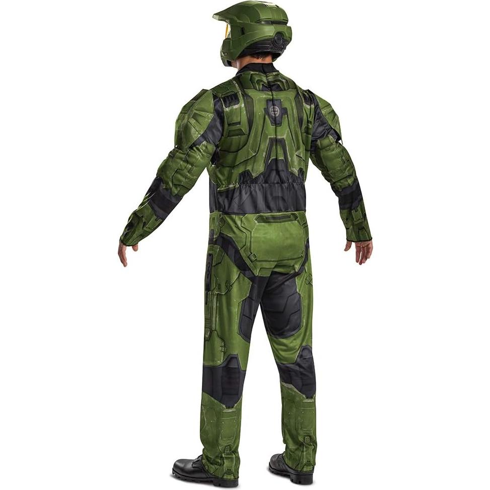 Disfraz oficial Halo Master Chief adulto XL con casco y armadura