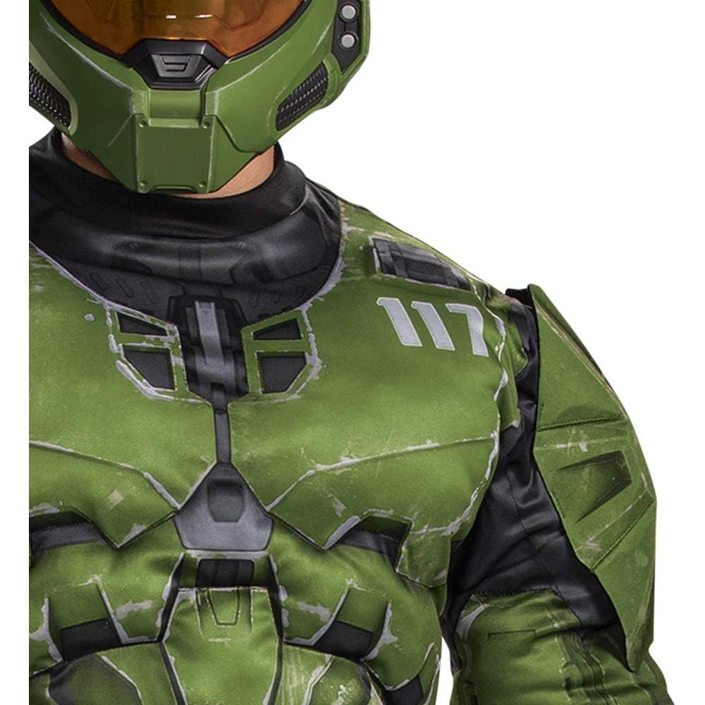 Disfraz oficial Halo Master Chief adulto XL con casco y armadura