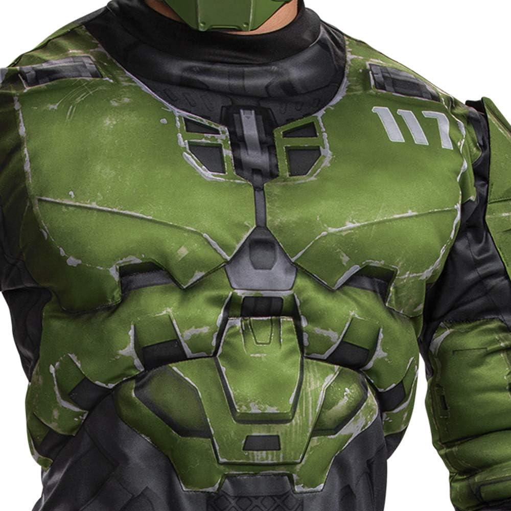 Disfraz oficial Halo Master Chief adulto XL con casco y armadura
