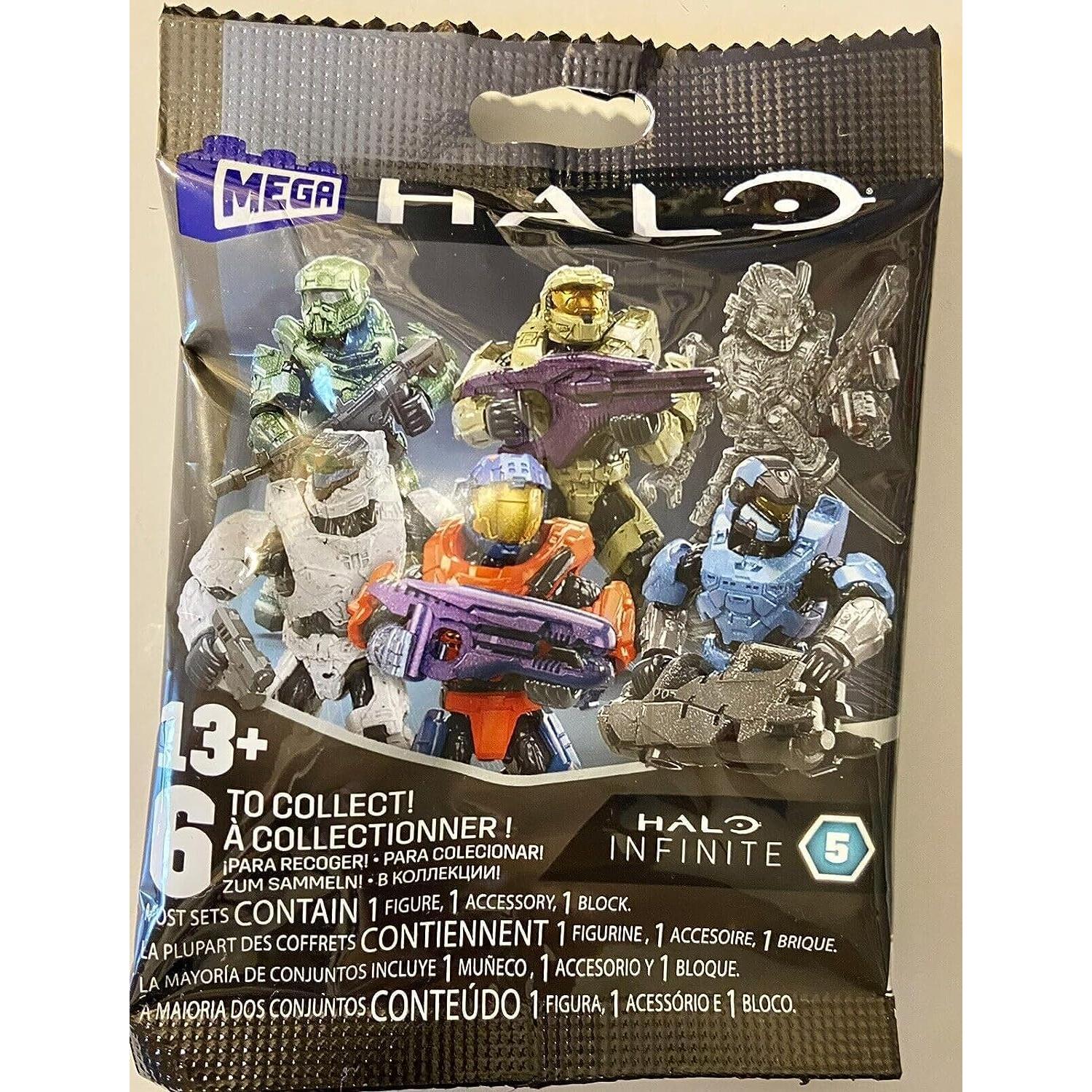 Mega Construx Halo Infinite Mini Figuras Sorpresa 4 Unidades