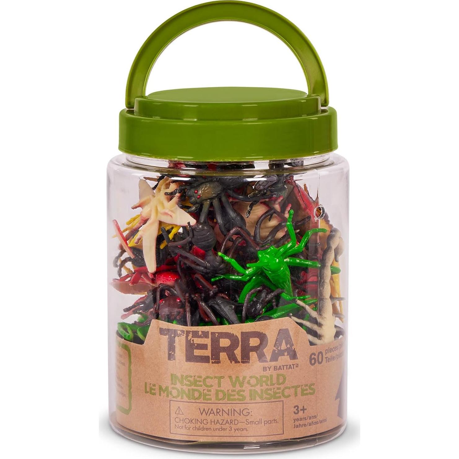 Tubo de Insectos Terra by Battat – 60 Figuras Realistas