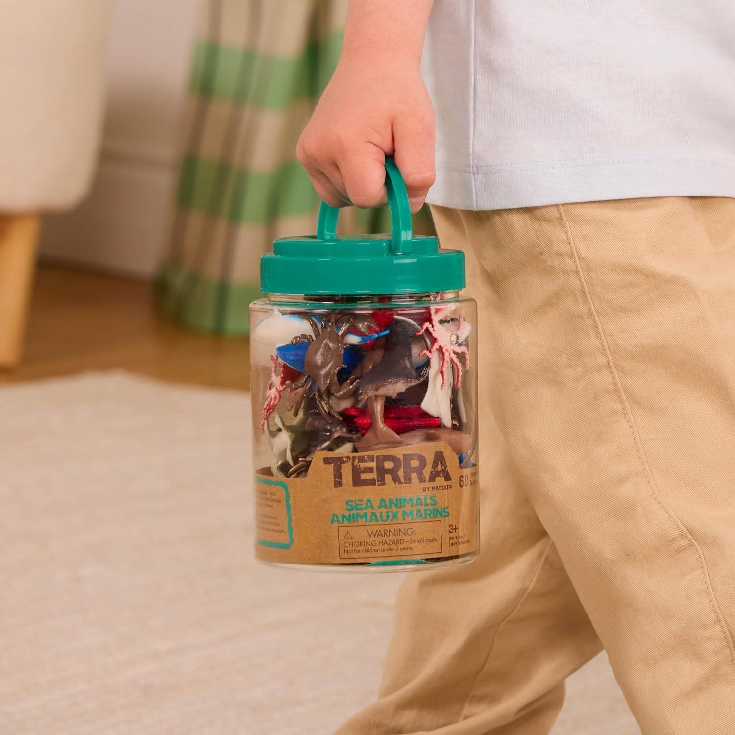 Figuras de Animales Marinos Terra by Battat - 60 Pcs