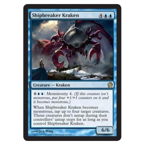 Magic The Gathering - Shipbreaker Kraken (63/249) - Theros