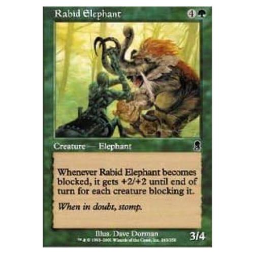 Magic The Gathering - Rabid Elephant - Odyssey