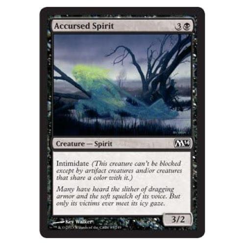 Magic The Gathering - Accursed Spirit (83/249) - Magic 2014