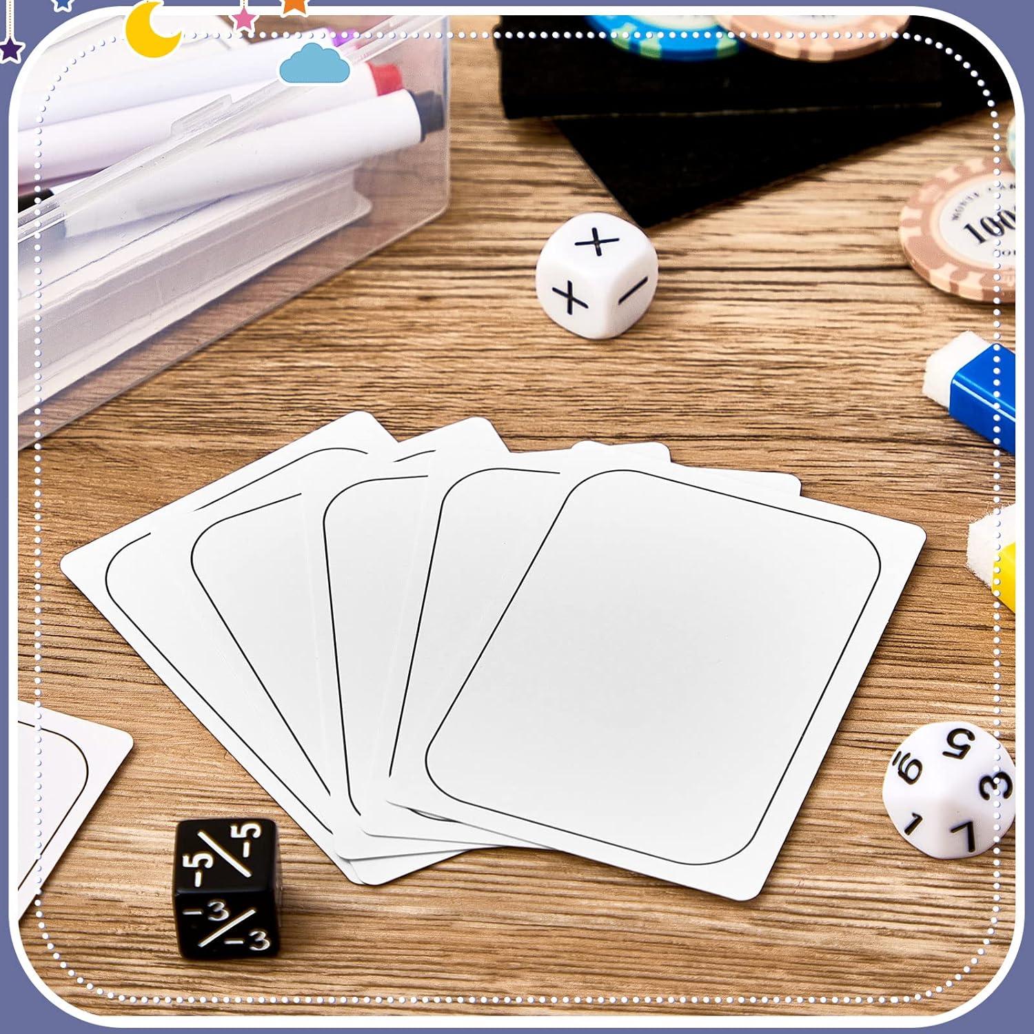 Conjunto de Fichas Reutilizables Crtiin 50 Piezas con Marcadores