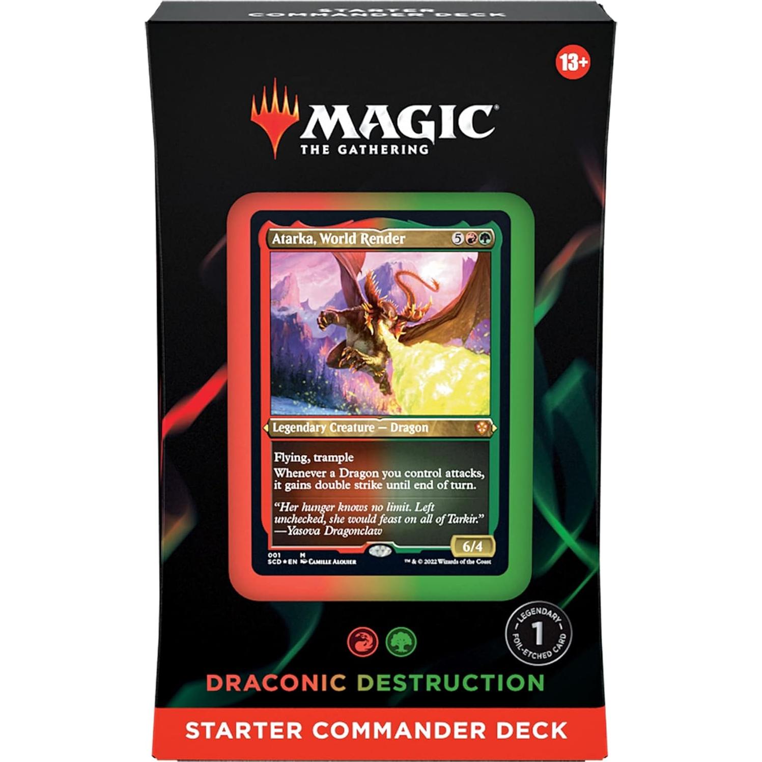 Paquete de 5 Mazos de Comandante Magic: The Gathering Multicolor