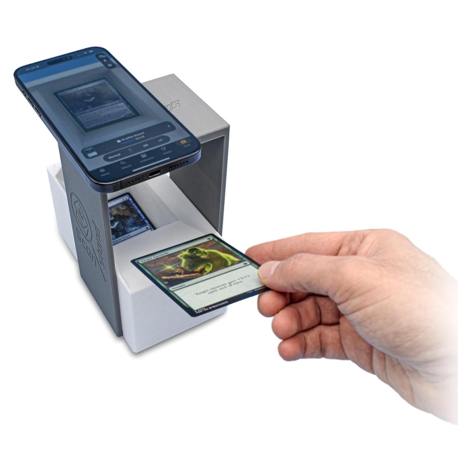 Soporte de escaneo para cartas coleccionables ManaBox Gris