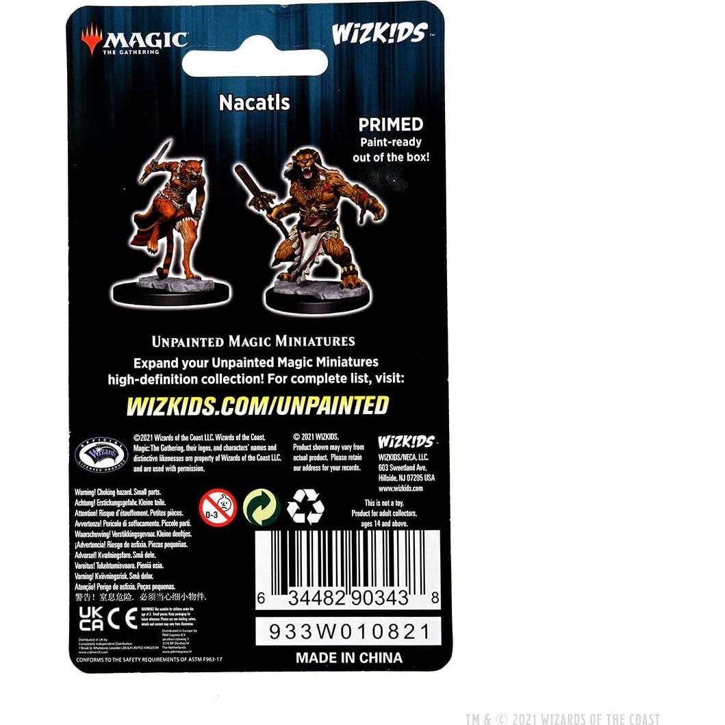 Miniaturas Sin Pintar Nacatls Salvajes WizKids - 2 Unidades