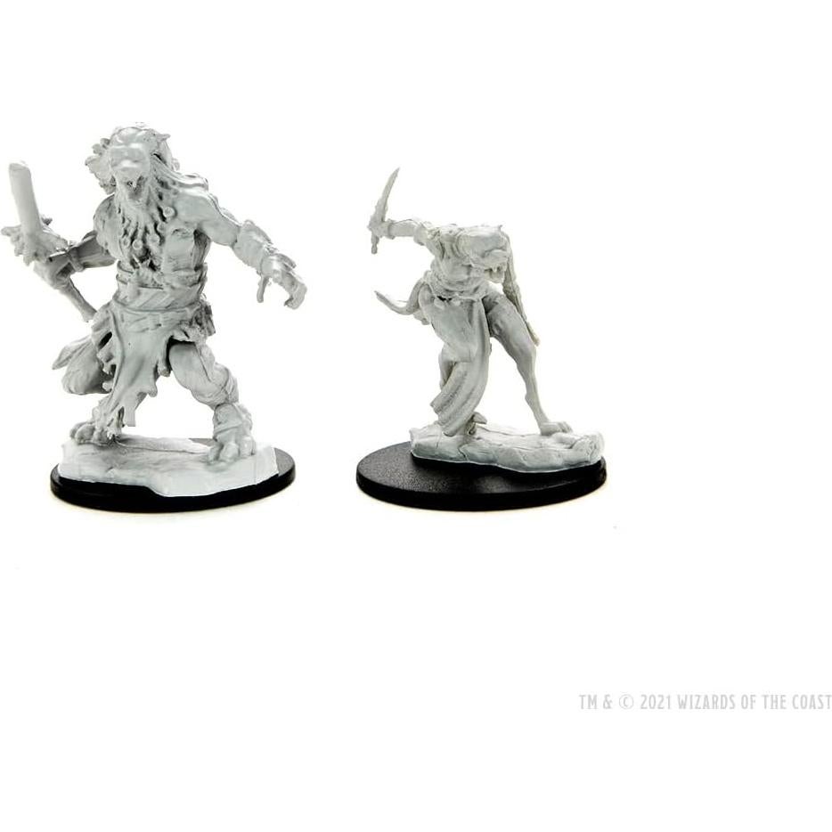 Miniaturas Sin Pintar Nacatls Salvajes WizKids - 2 Unidades