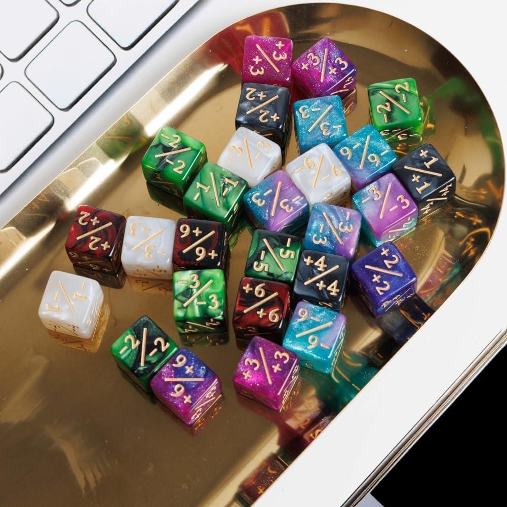 Juego de Dados Contadores Magic The Gathering 72 Pcs D6
