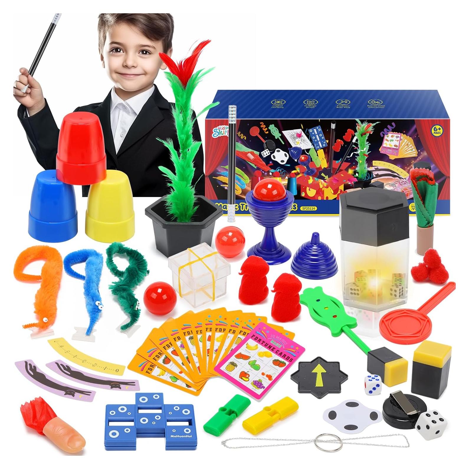 Kit de Magia Skirfy - 75+ Trucos para Niños 6 a 12 Años