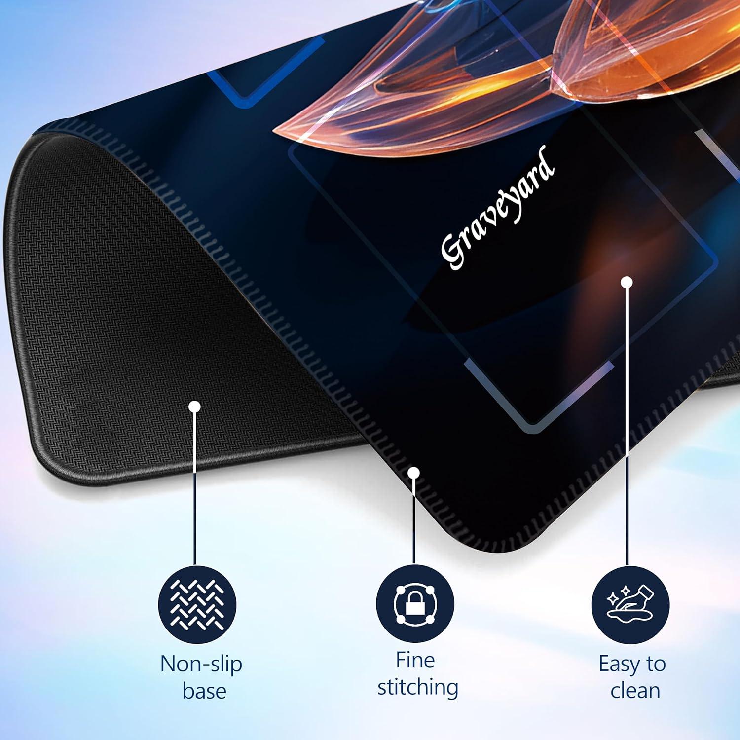 Tapete Premium Magic The Gathering Zacknoble 61x36 cm con Dados