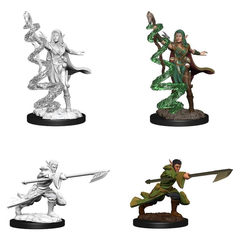 Miniaturas Sin Pintar Magic The Gathering Joraga Warcaller y Treespeaker
