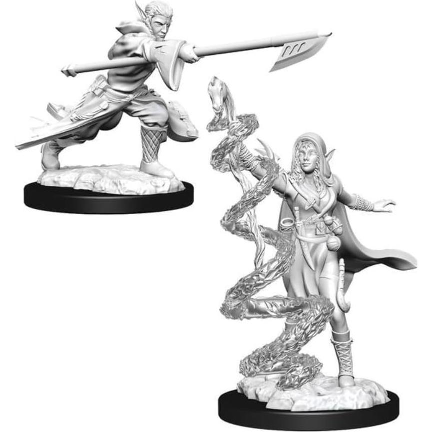 Miniaturas Sin Pintar Magic The Gathering Joraga Warcaller y Treespeaker