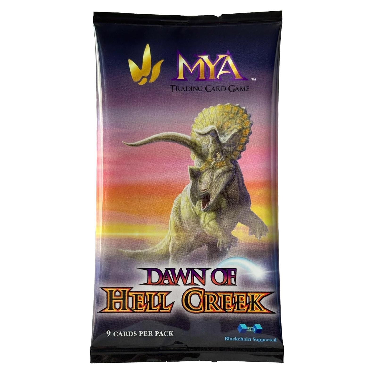 Juego de Cartas Coleccionables MYA Amanecer de Hell Creek - 9 Cartas