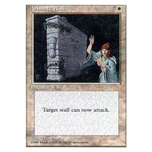 Magic The Gathering - Animate Wall - Fourth Edition