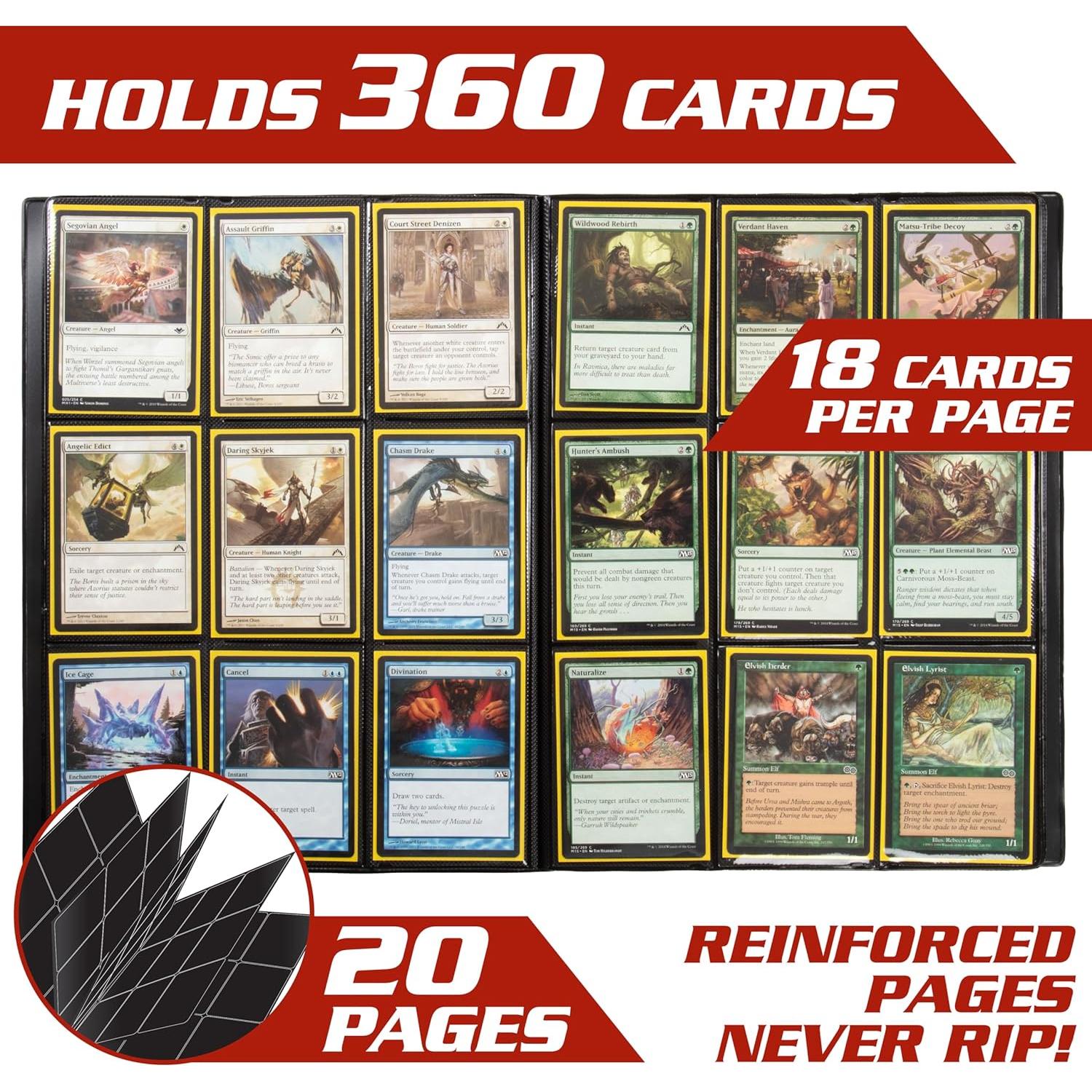 Álbum de Tarjetas Coleccionables Monster Protectors 360 Capacidad