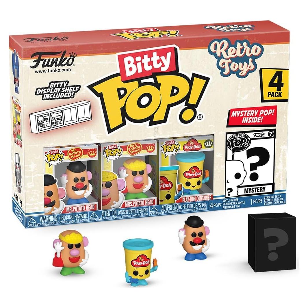 Funko Bitty POP Juguetes Retro - Sr. Cabeza de Papa - Paquete de 4