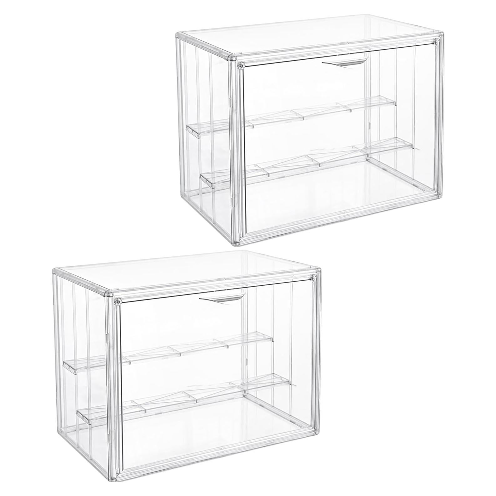 Cajas de Exhibición Acrílico Attelite 2 Piezas 3 Niveles