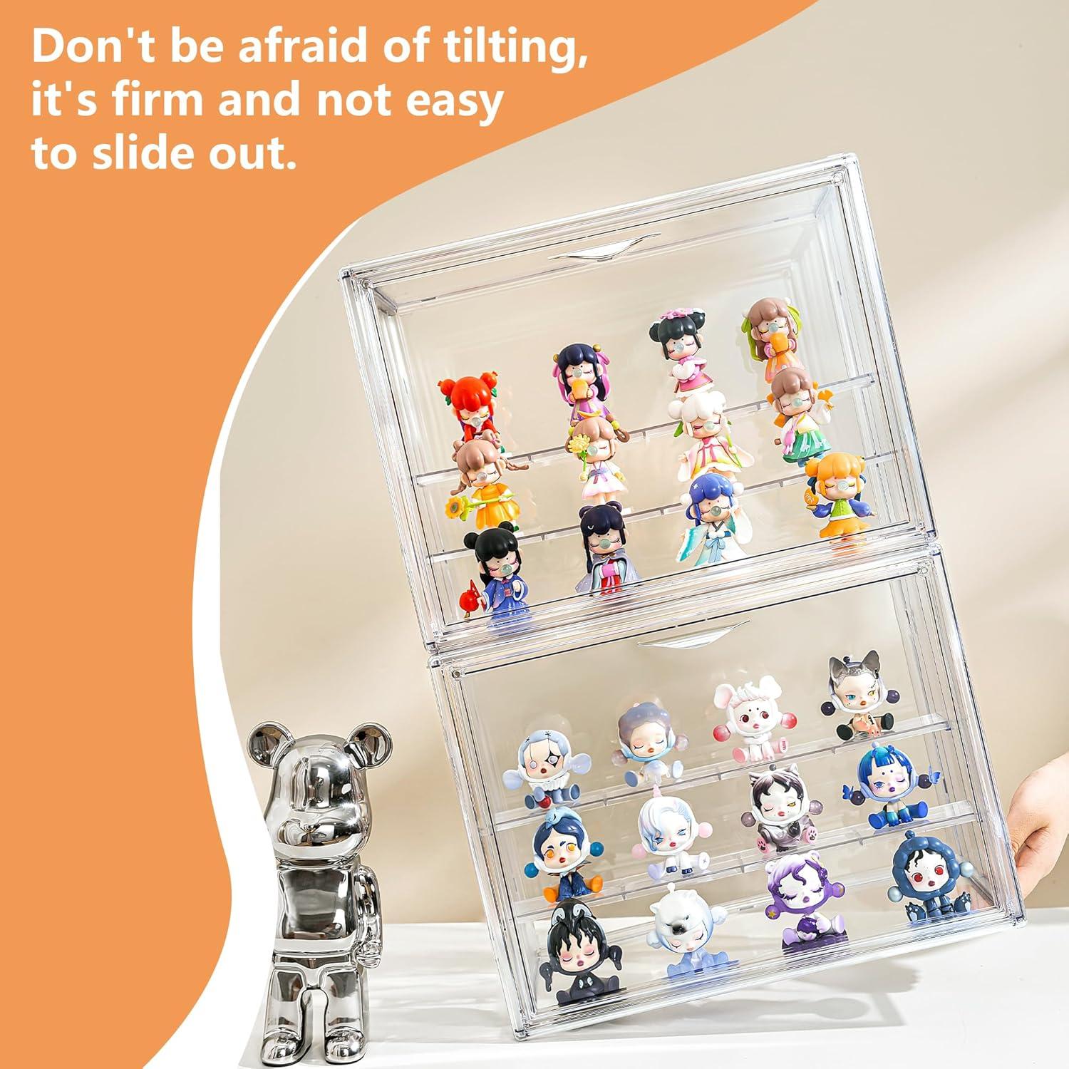 Cajas de Exhibición Acrílico Attelite 2 Piezas 3 Niveles