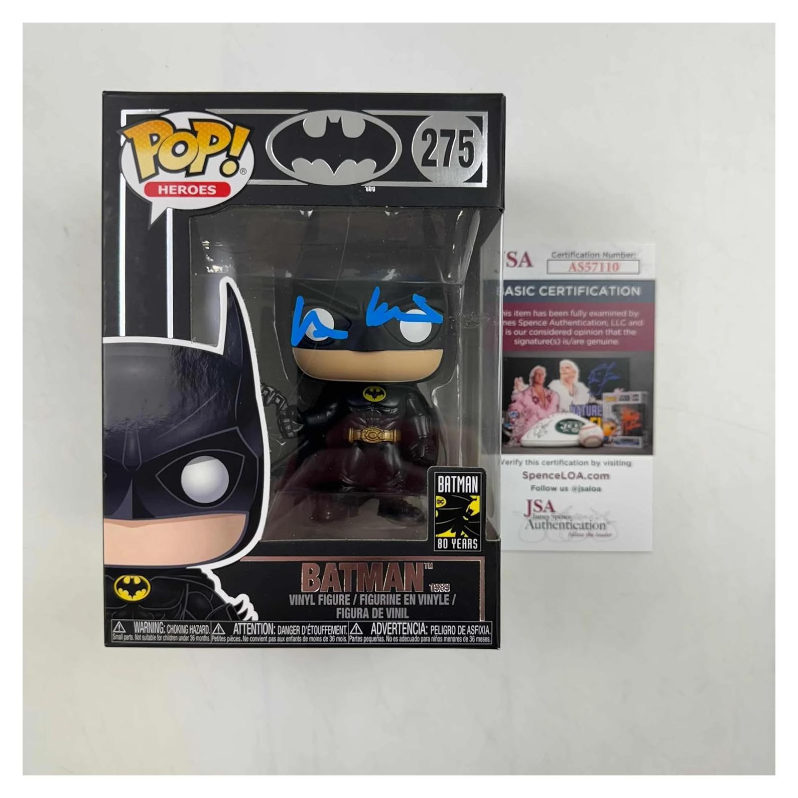 Funko Pop Val Kilmer Batman Autografiado #275 Juguete Coleccionable