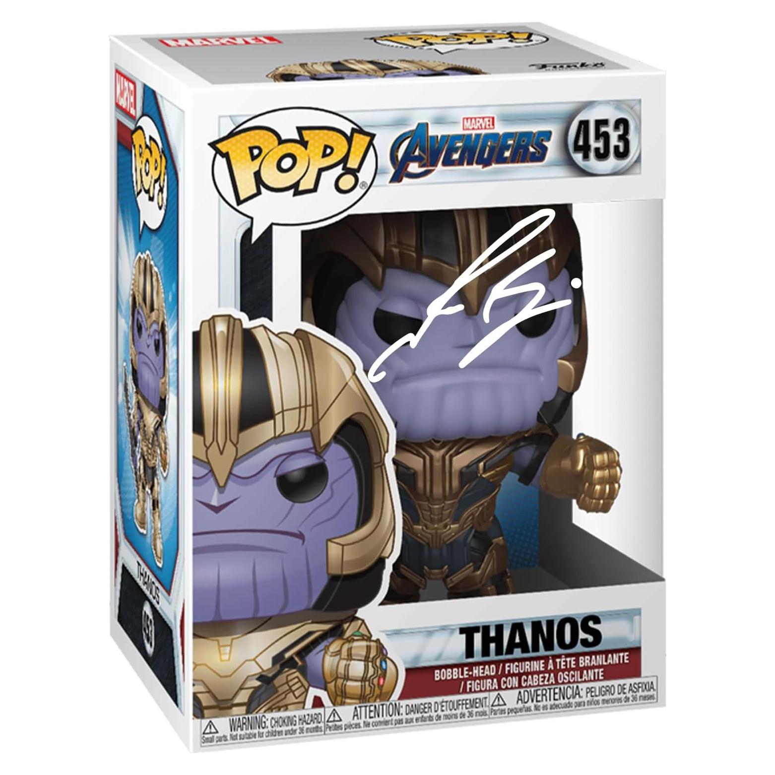 Funko Pop Thanos Josh Brolin #453 Autografiado Facsímil con Caja