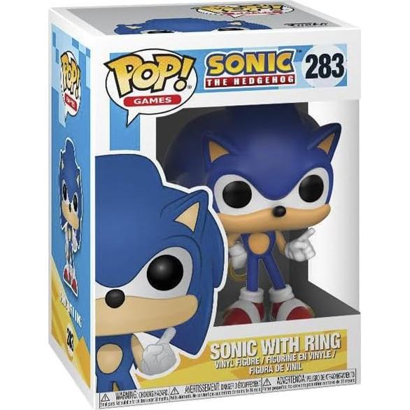 Figura de Vinilo Pop Sonic con Anillo Funko 9.5 cm