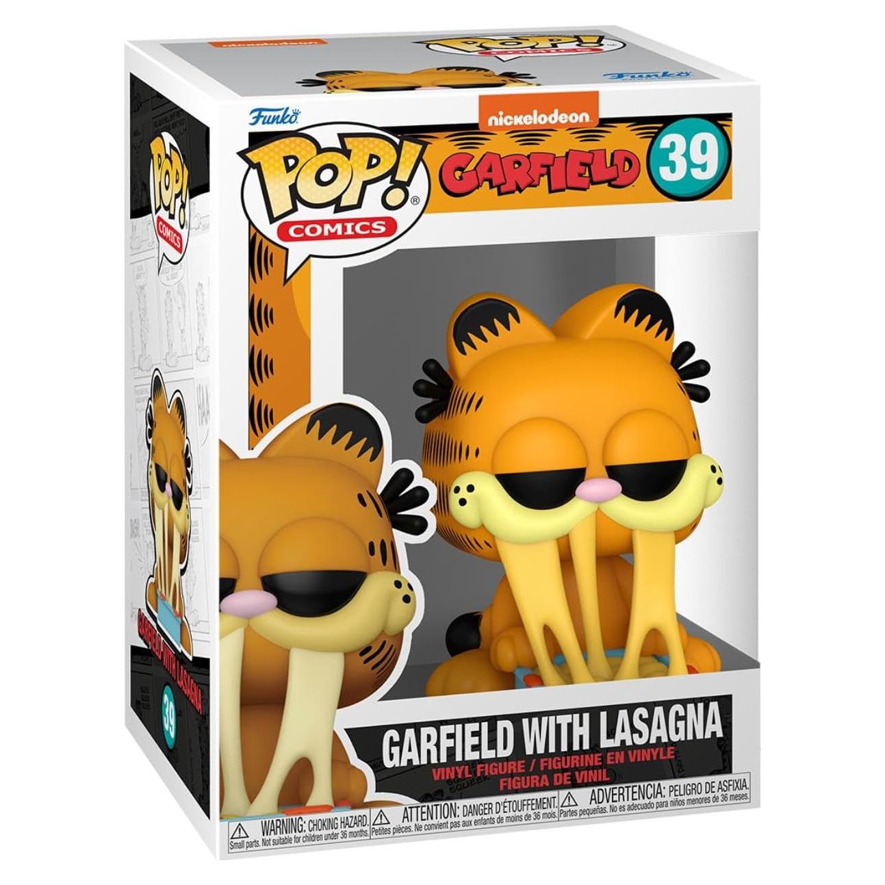 Figura de Vinilo Funko Pop! Garfield con Sartén de Lasaña