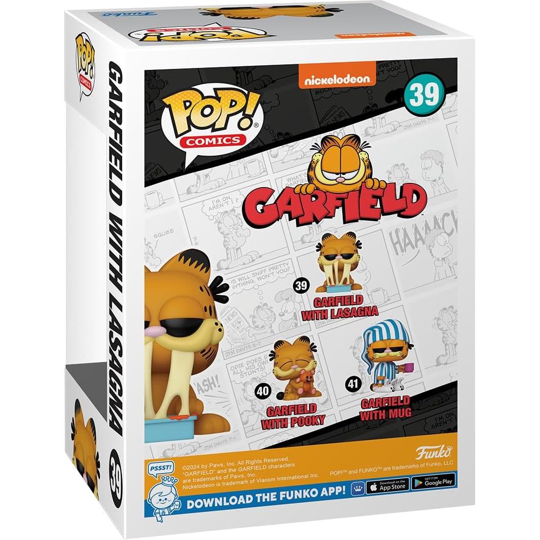 Figura de Vinilo Funko Pop! Garfield con Sartén de Lasaña