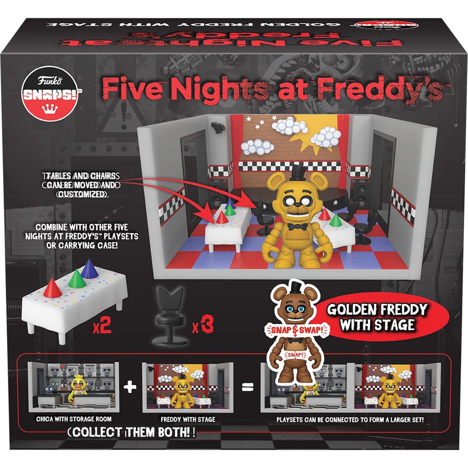 Funko Snaps! Freddy Dorado - Juego de Escenario 13 Piezas