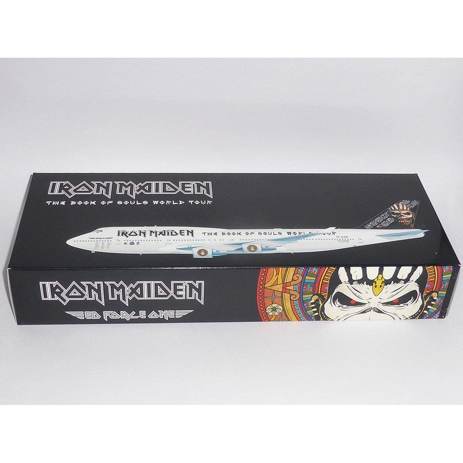 Maqueta Avión Iron Maiden 747-400 Skymarks 1:200 con Ruedas