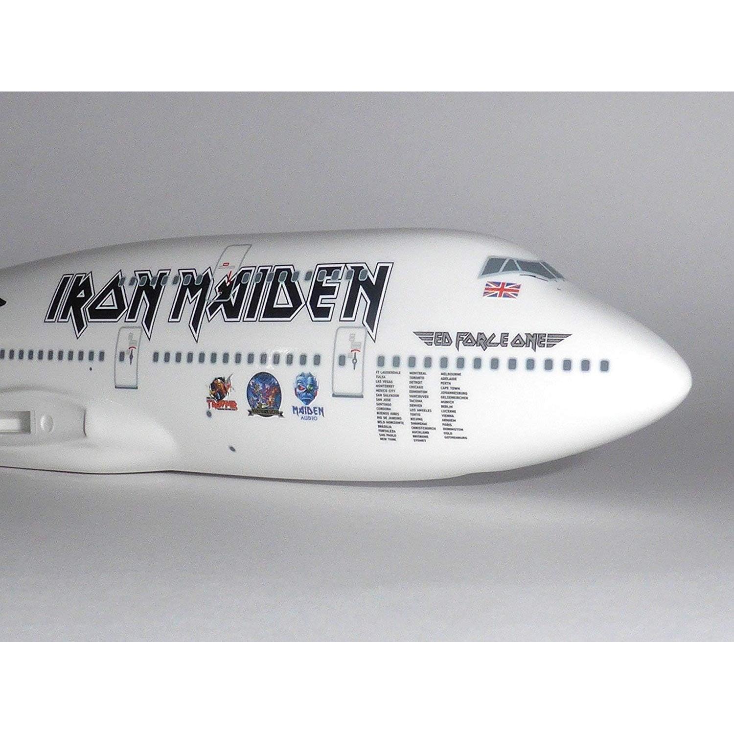 Maqueta Avión Iron Maiden 747-400 Skymarks 1:200 con Ruedas