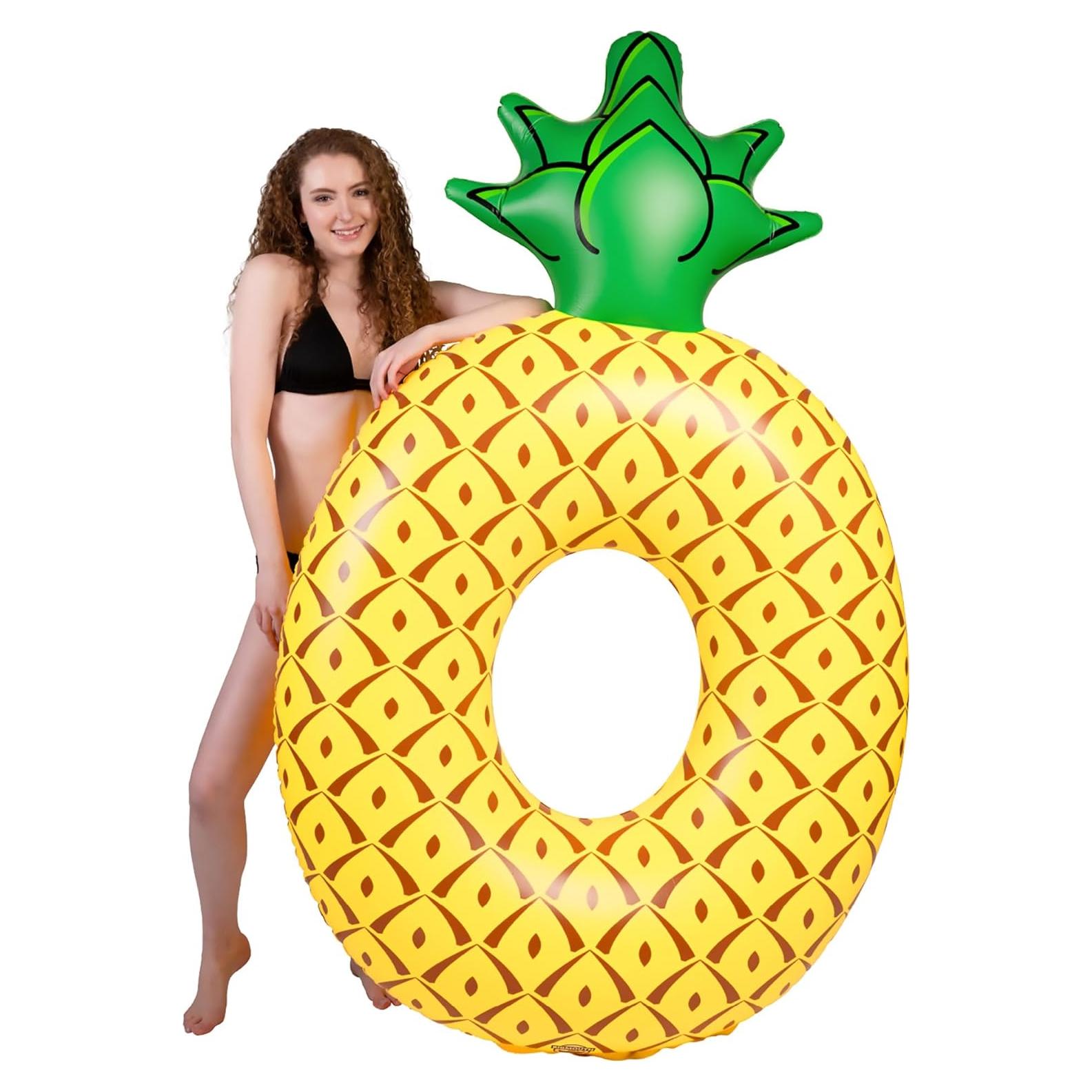 Flotador de piscina inflable BigMouth Inc. Piña 1.22 m