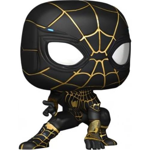 Funko POP Spider-Man No Way Home Traje Negro y Dorado 9.5 cm