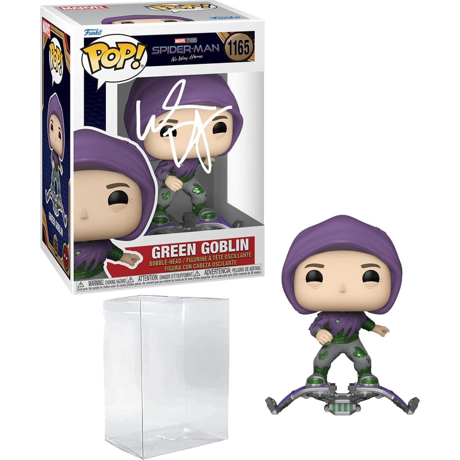 Funko POP Duende Verde Willem Dafoe #1165 Autografiado Facsímil