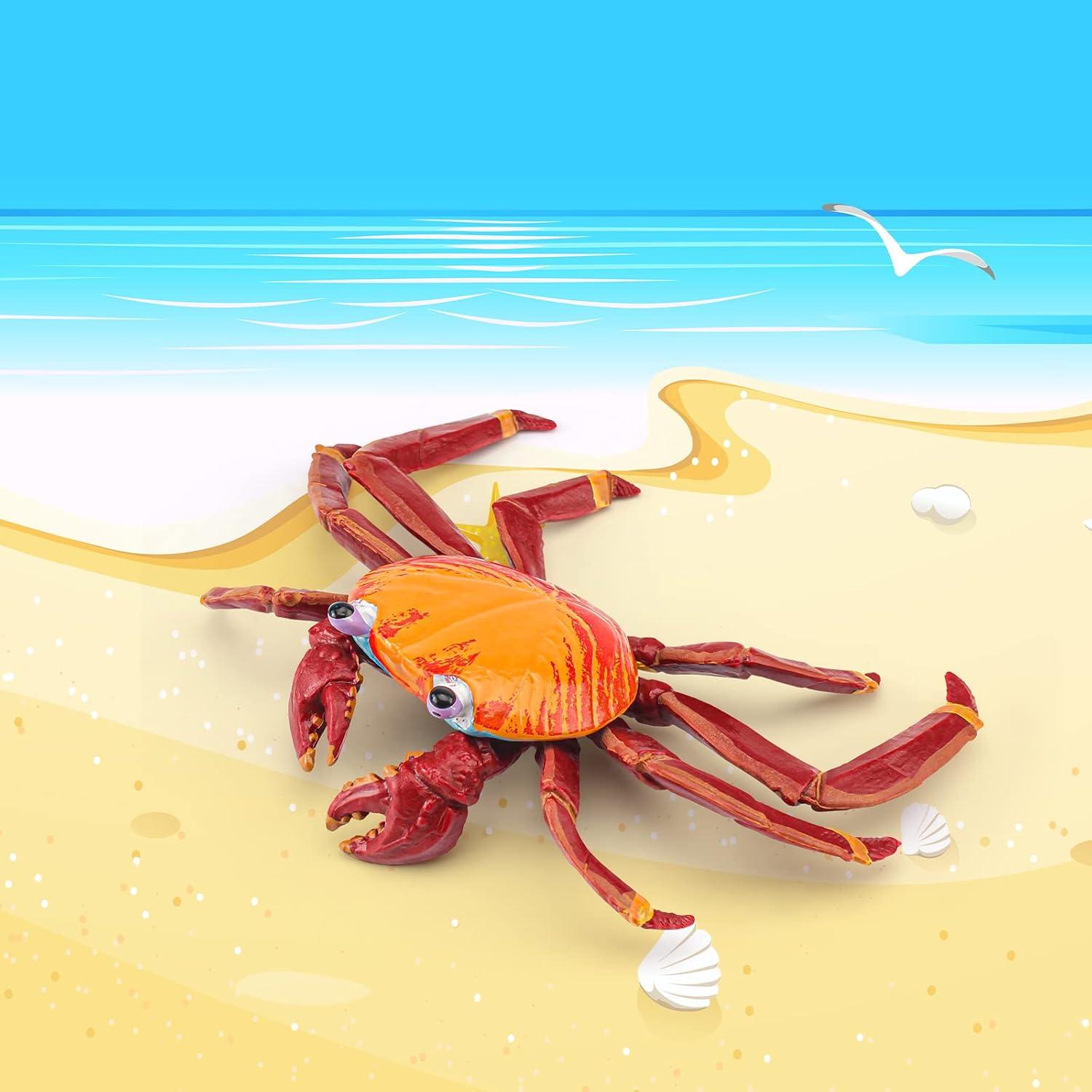 Figurita Cangrejo Hermitaño LC JoyCre 5 cm Juguete Realista