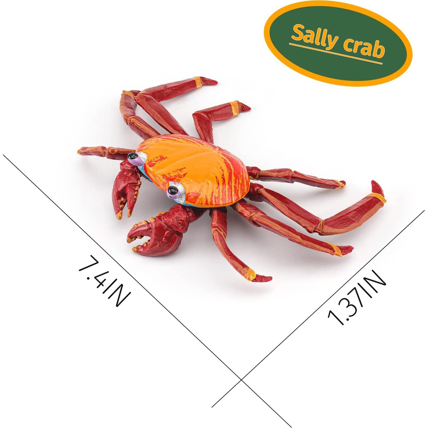 Figurita Cangrejo Hermitaño LC JoyCre 5 cm Juguete Realista