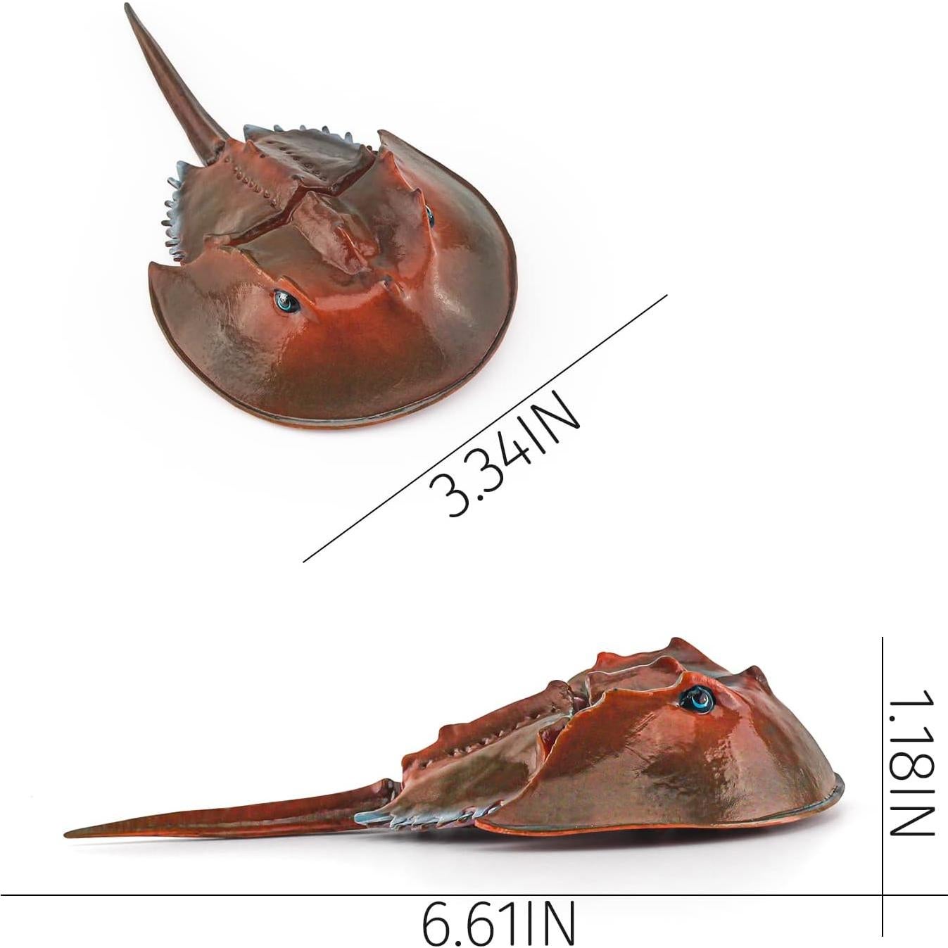 Figurita de Cangrejo de Plástico LC JoyCre 5 cm Realista