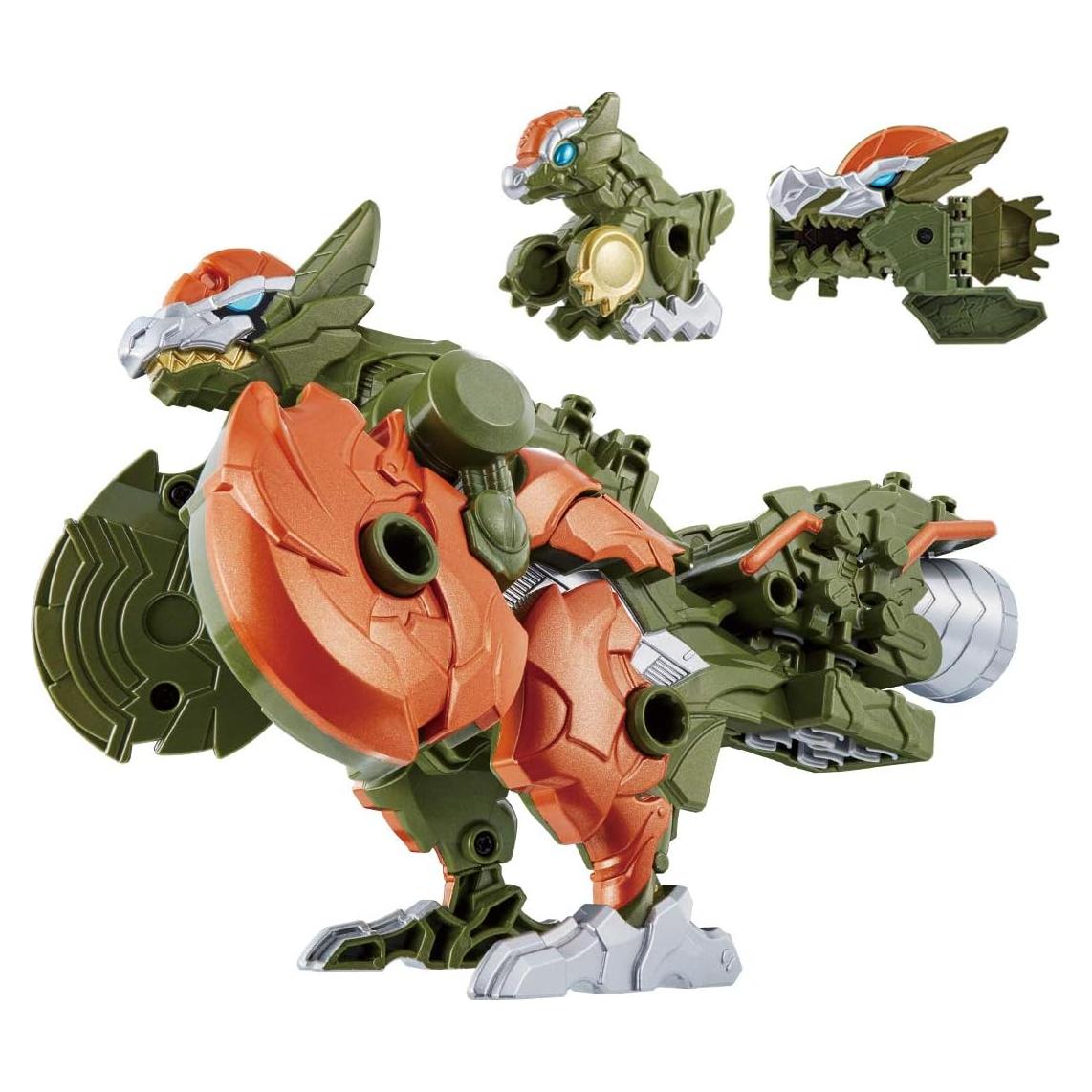 Juguete Bandai Kishiryu Pachygaroo con Chibigaroo y Doshinsoul