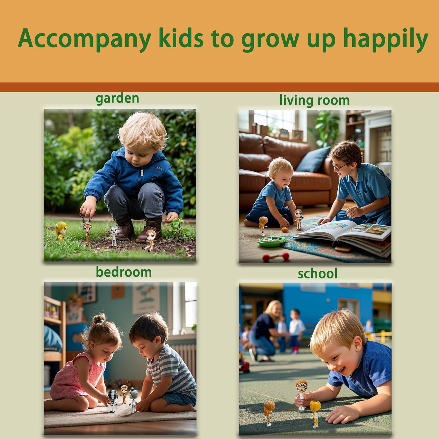 Figura de Acción Tigresa PLENTY MORE 8cm Juguete Educativo