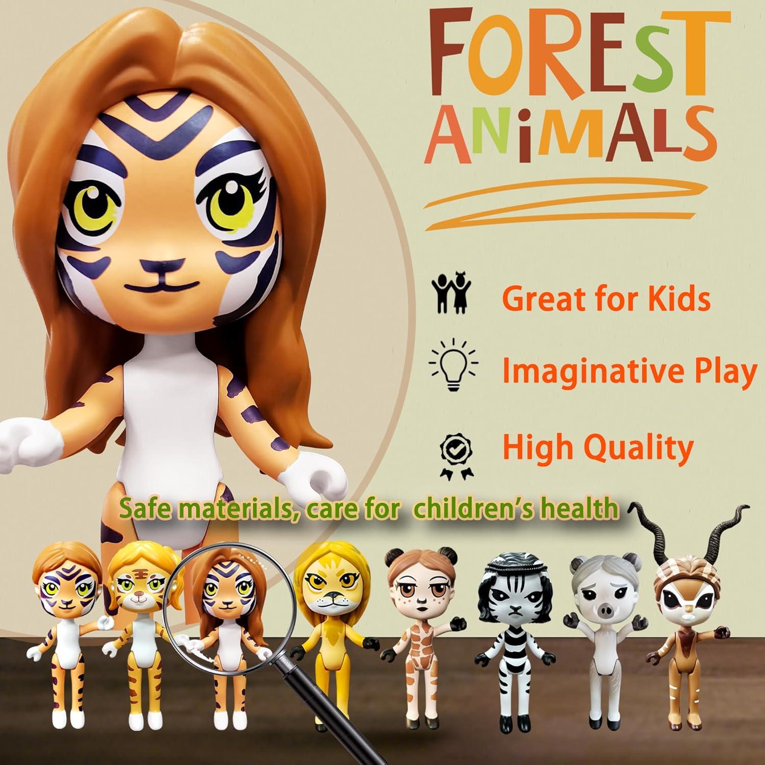 Figura de Acción Tigresa PLENTY MORE 8cm Juguete Educativo