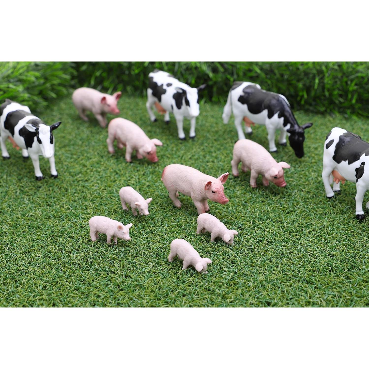 Juego de Animales de Granja Toyland® 12 Piezas Coleccionables