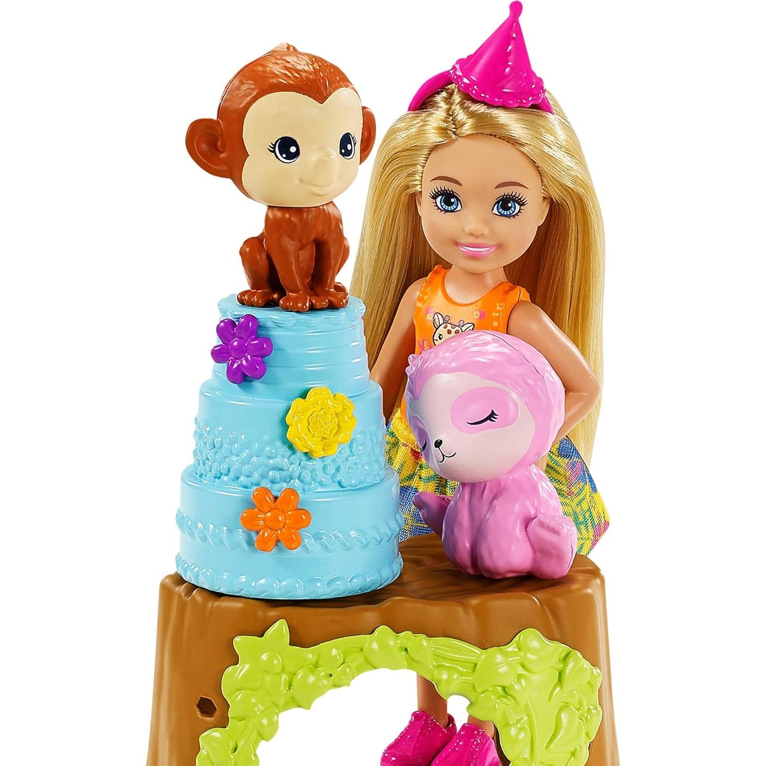 Muñeca Chelsea Fiesta Sorpresa Mattel 25cm con Accesorios