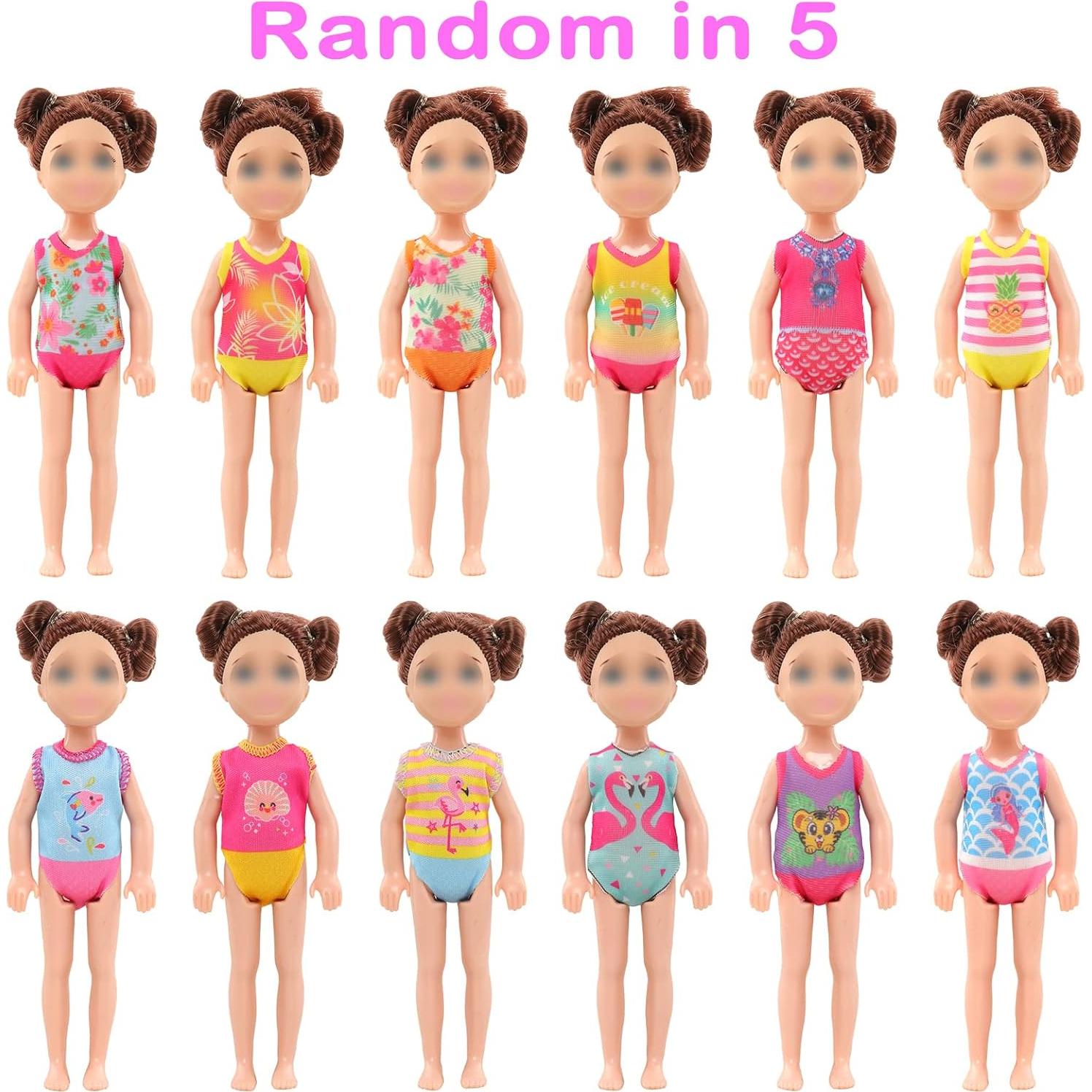 Conjunto de Ropa para Muñeca 5.3" HONLAELLA - 15 Piezas