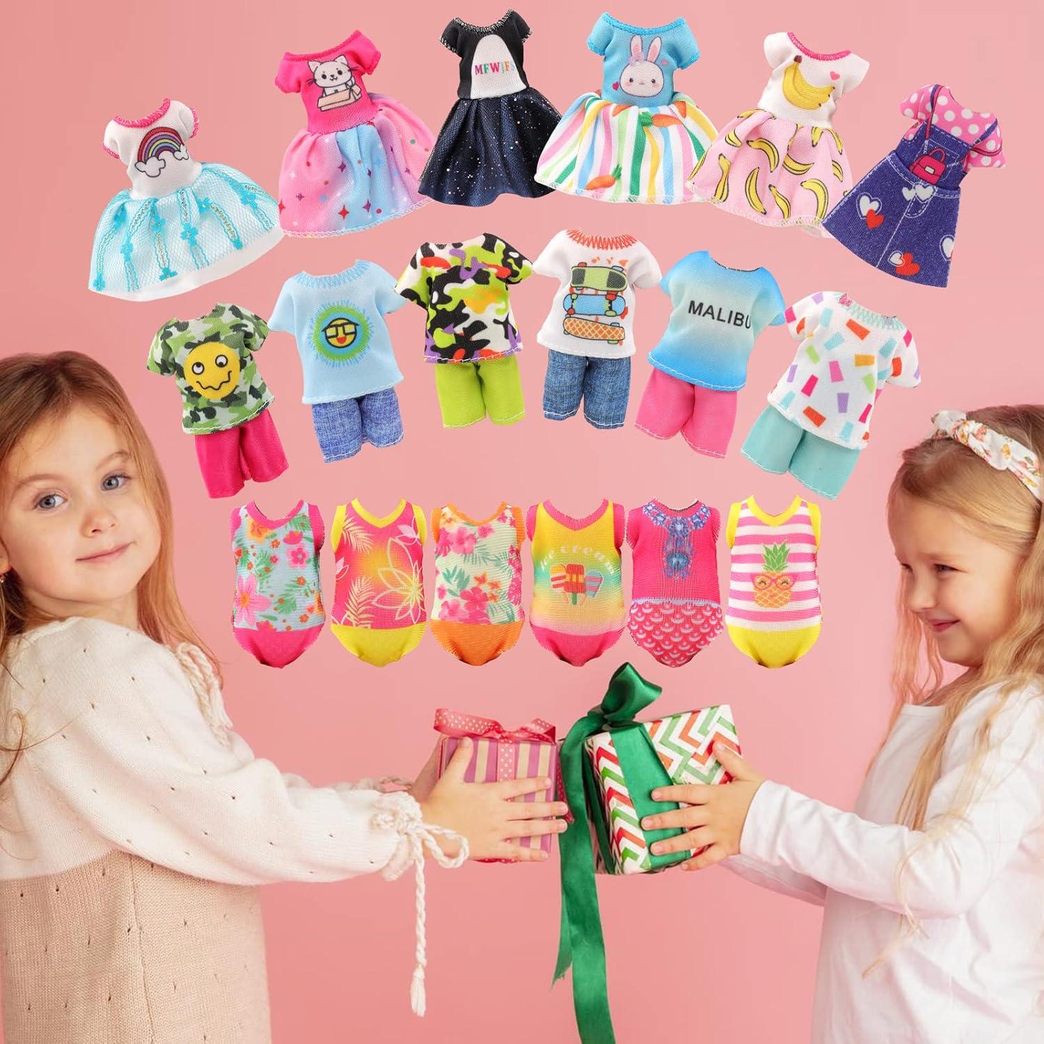 Conjunto de Ropa para Muñeca 5.3" HONLAELLA - 15 Piezas