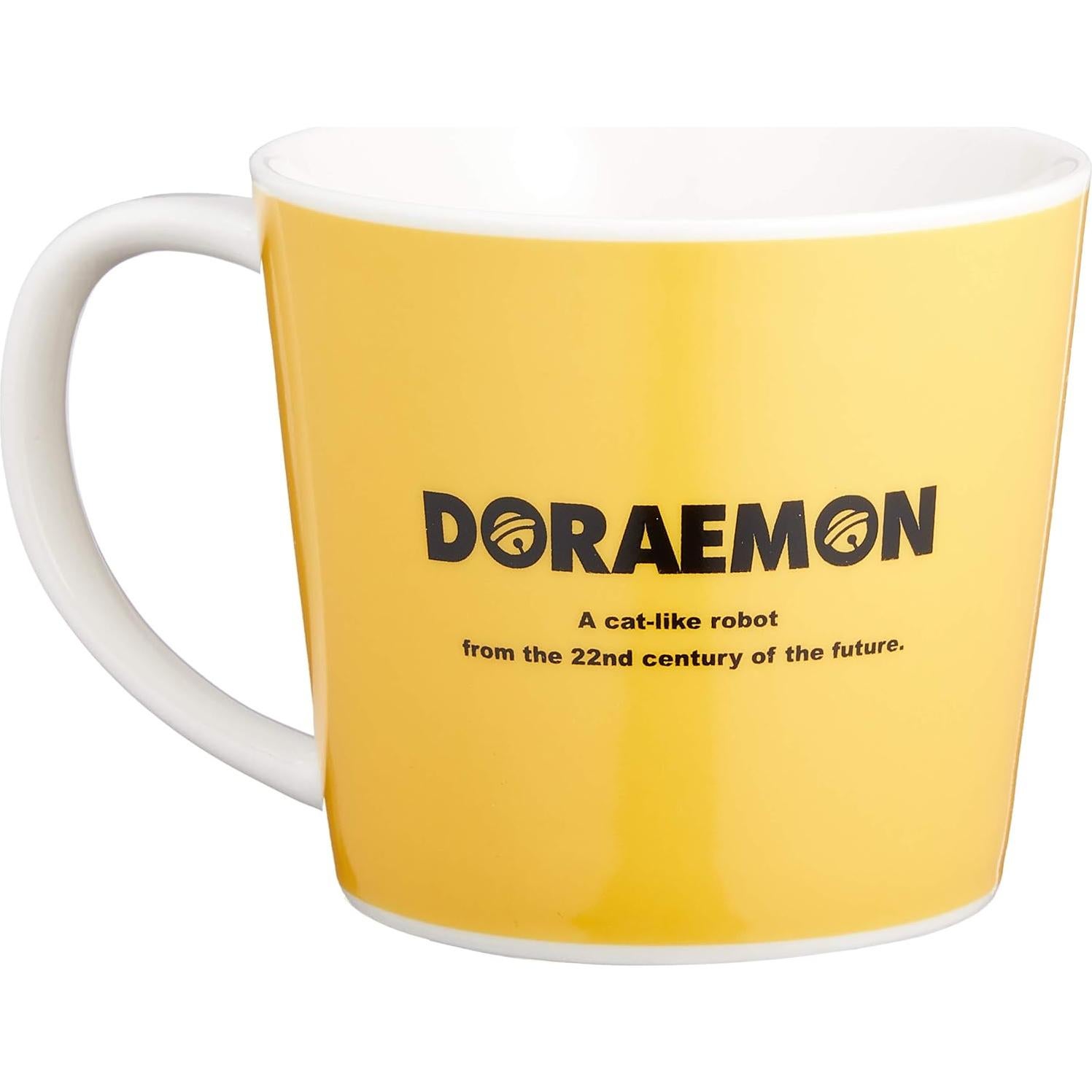 Taza de Cerámica Amarilla Doraemon Kaneshotouki 280ml